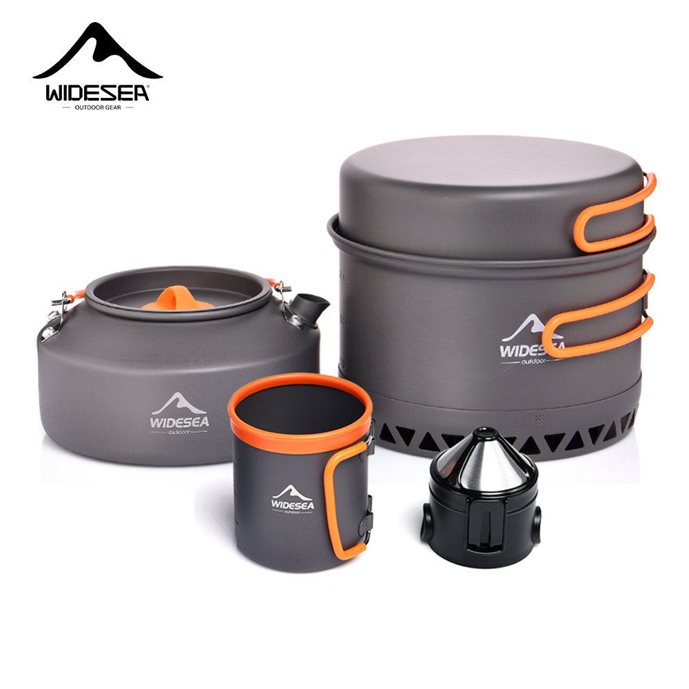 Outdoor Camping Kitchen Table - Camping Tableware Outdoor Cookware Set Pots