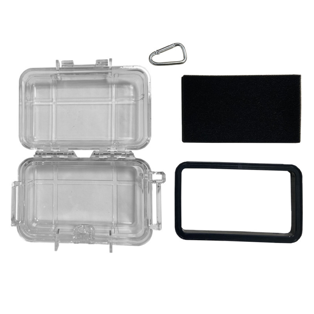 Outdoor Camping Storage Box - Mini Portable Waterproof Storage Box Transparent