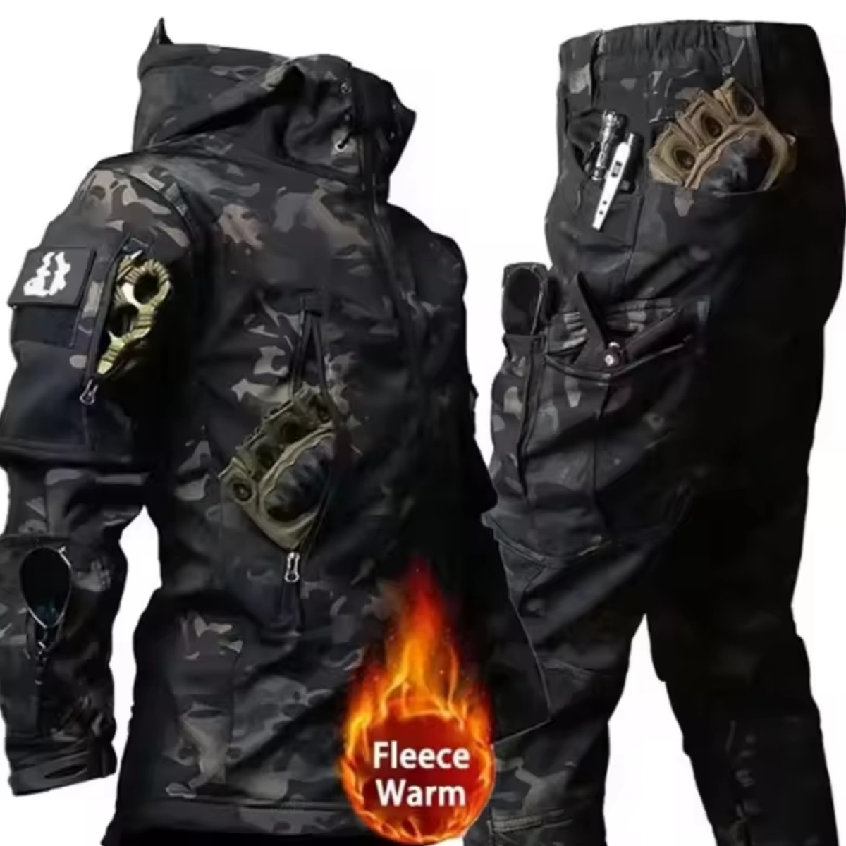 Outdoor Camping Hiking - Men's Autumn and Winter Jacket, Tactical