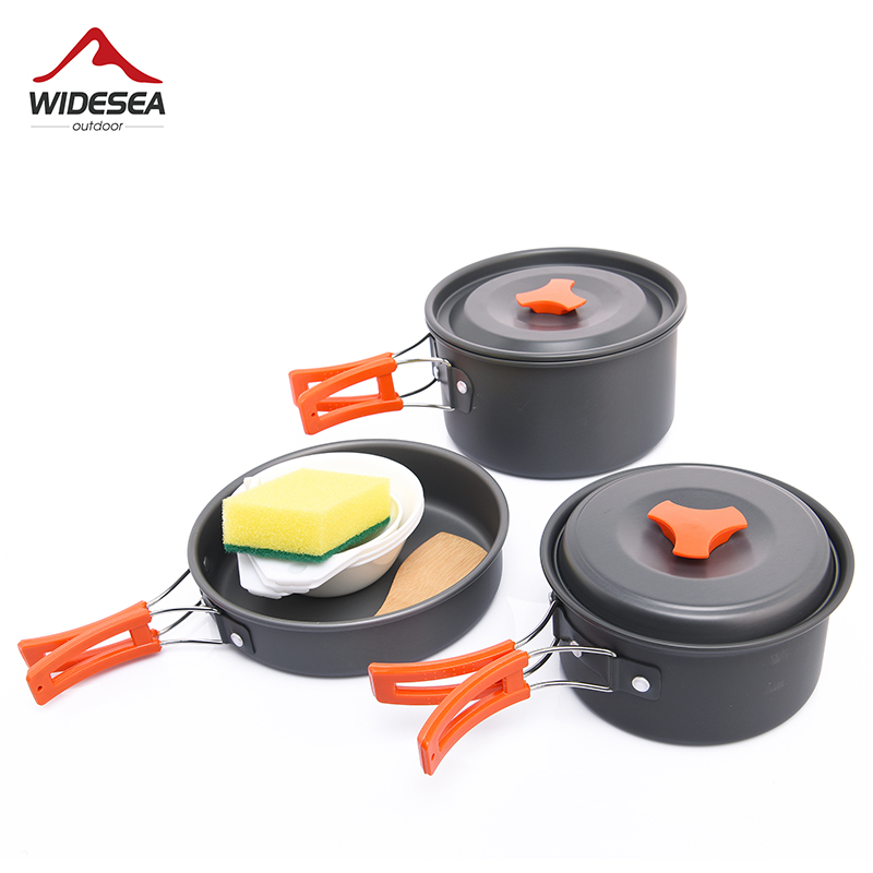 Outdoor Camping Kitchen Table - Widesea Camping Outdoor Cookware Set Tableware