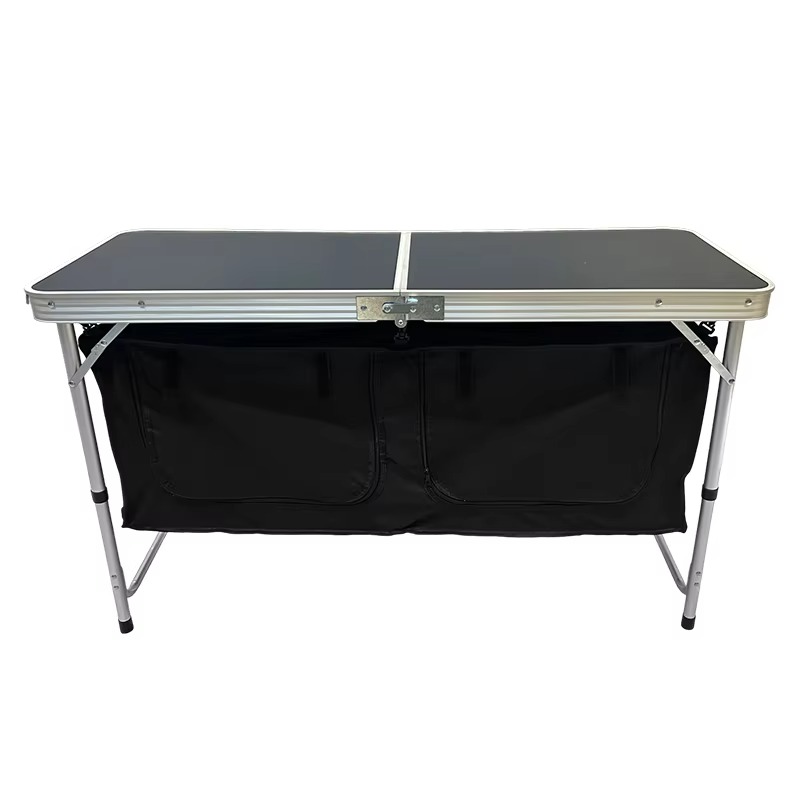 Outdoor Camping Kitchen Table - Portable aluminum alloy folding camping kitchen
