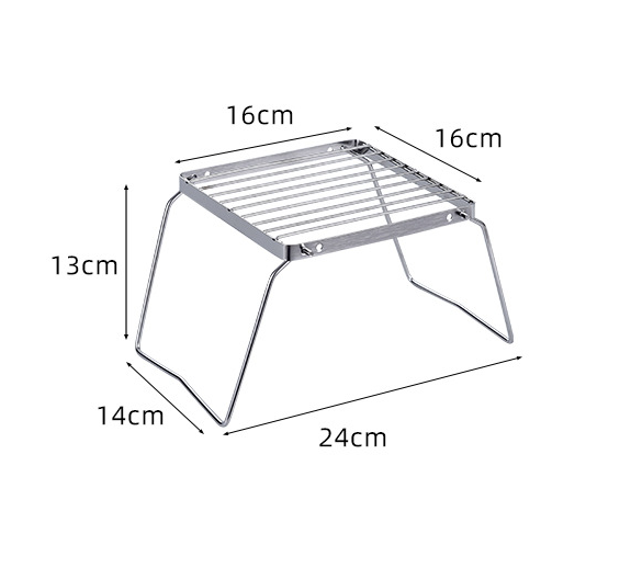 Outdoor Camping Burner - Outdoor Stainless Steel Stove Holder Camping