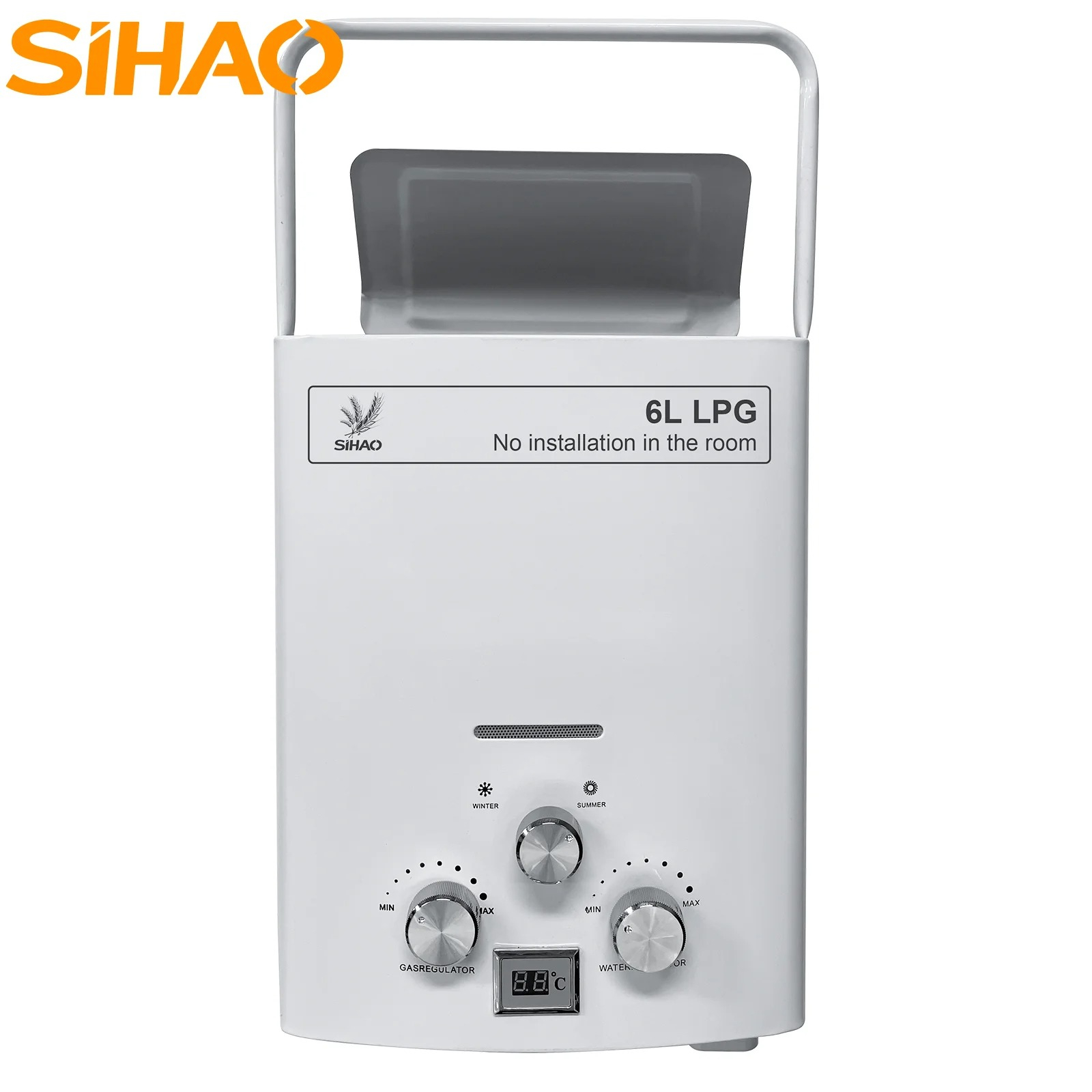 Outdoor Camping Hot Water Heater - LPG Gas Water Heater|SIHAO 6L Portable