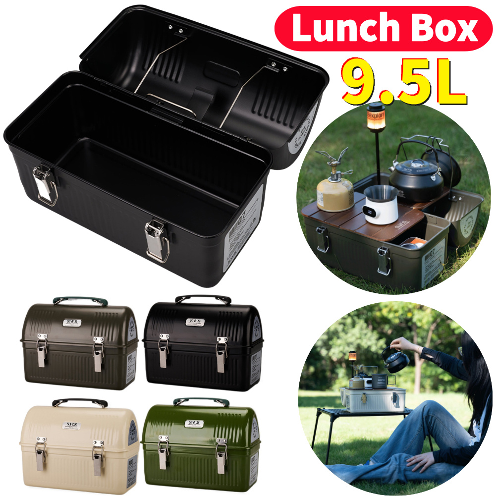 9.5L Vintage Camping Metal Lun - Outdoor Camping Store recension och pris