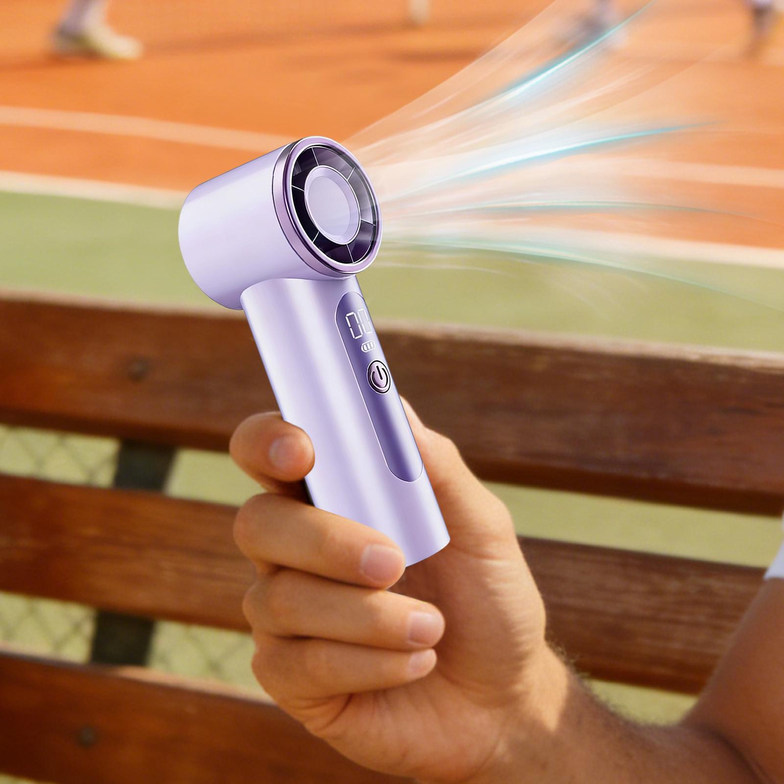 USB Rechargeable Mini Handheld - Camping Quiet recension och pris