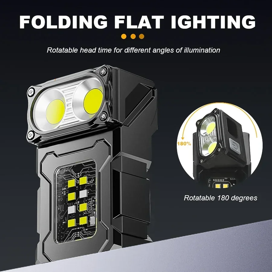 Mini Portable LED COB Flashlig - Battery Outdoor Camping recension och pris
