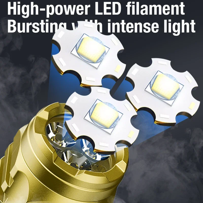High Strong Power LED Flashlig - Battery Outdoor Camping recension och pris