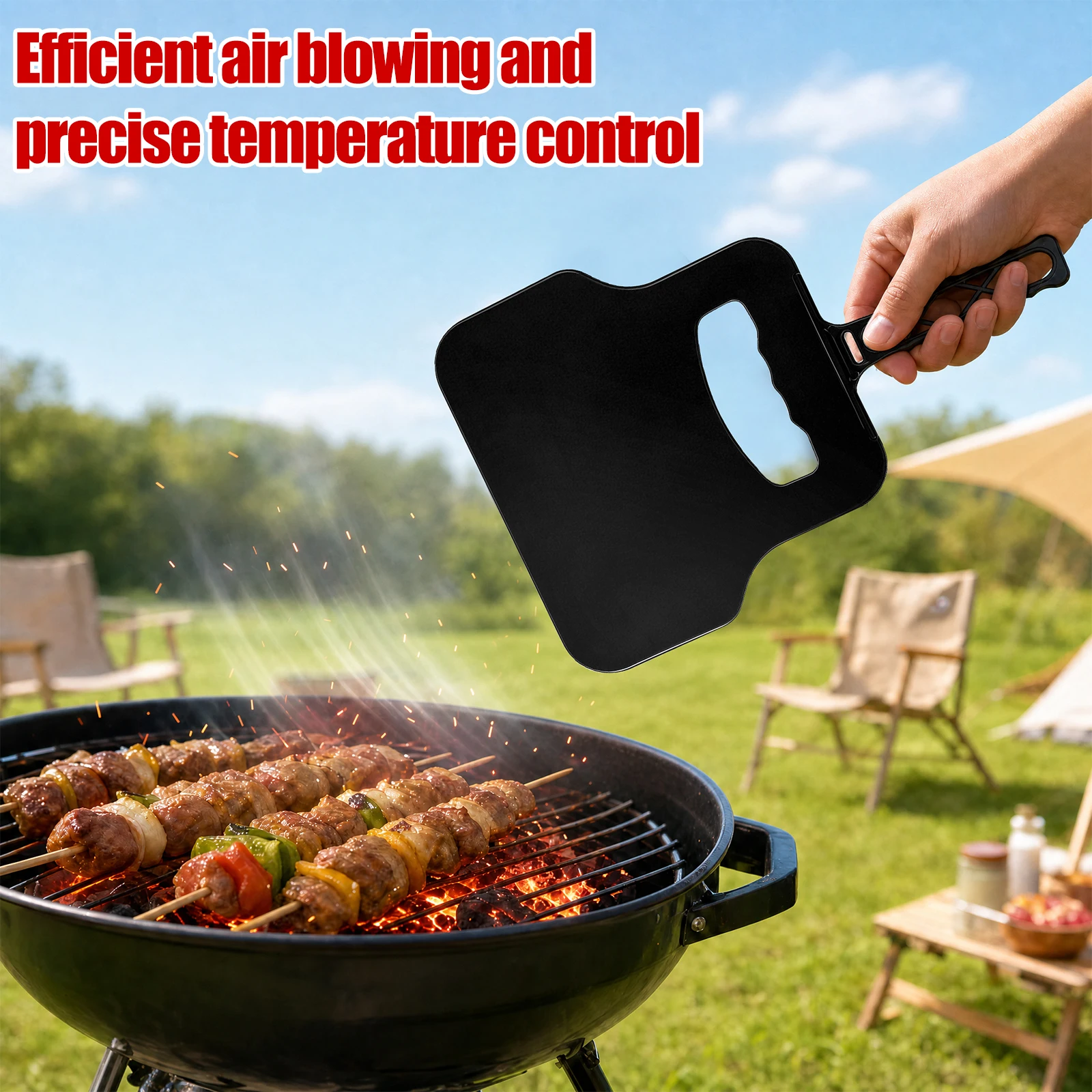 Manual Wind Maker Plastic Hand - Outdoor Camping Burner recension och pris