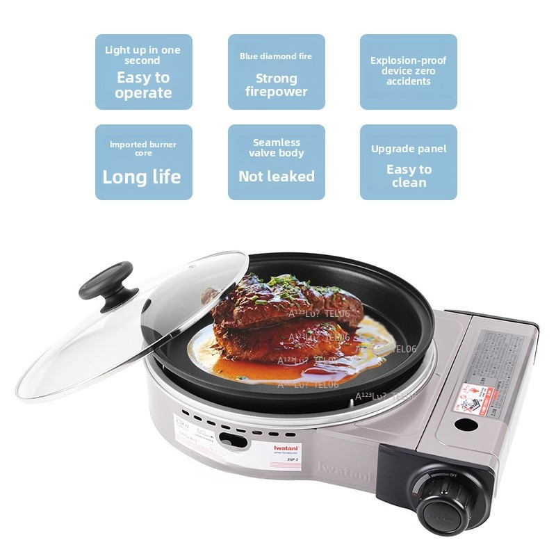Portable Windproof Gas Stove B - Outdoor Camping Burner recension och pris