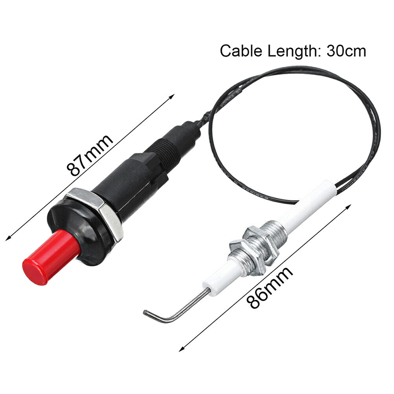 Push Button Piezo Ignitor With - Outdoor Camping Burner recension och pris
