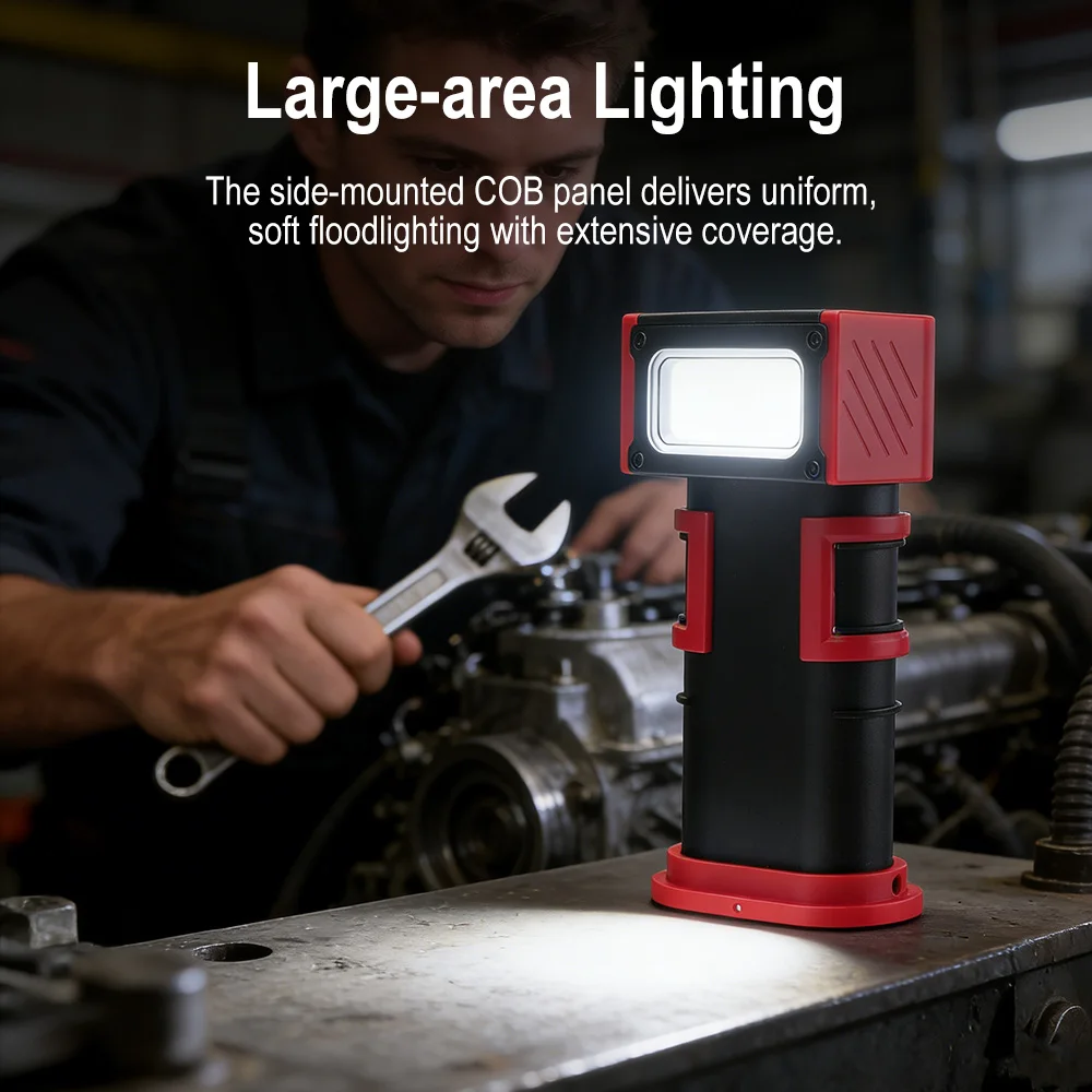 BORUiT COB LED Work Light 1000 - Outdoor Camping Lampe recension och pris