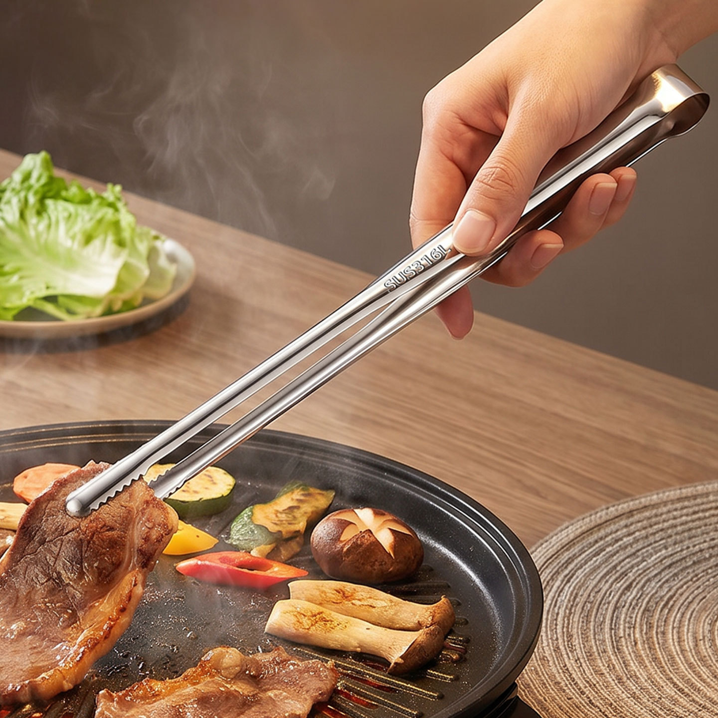 Grill Tongs Meat Culinary Nipp - Camping Quiet recension och pris