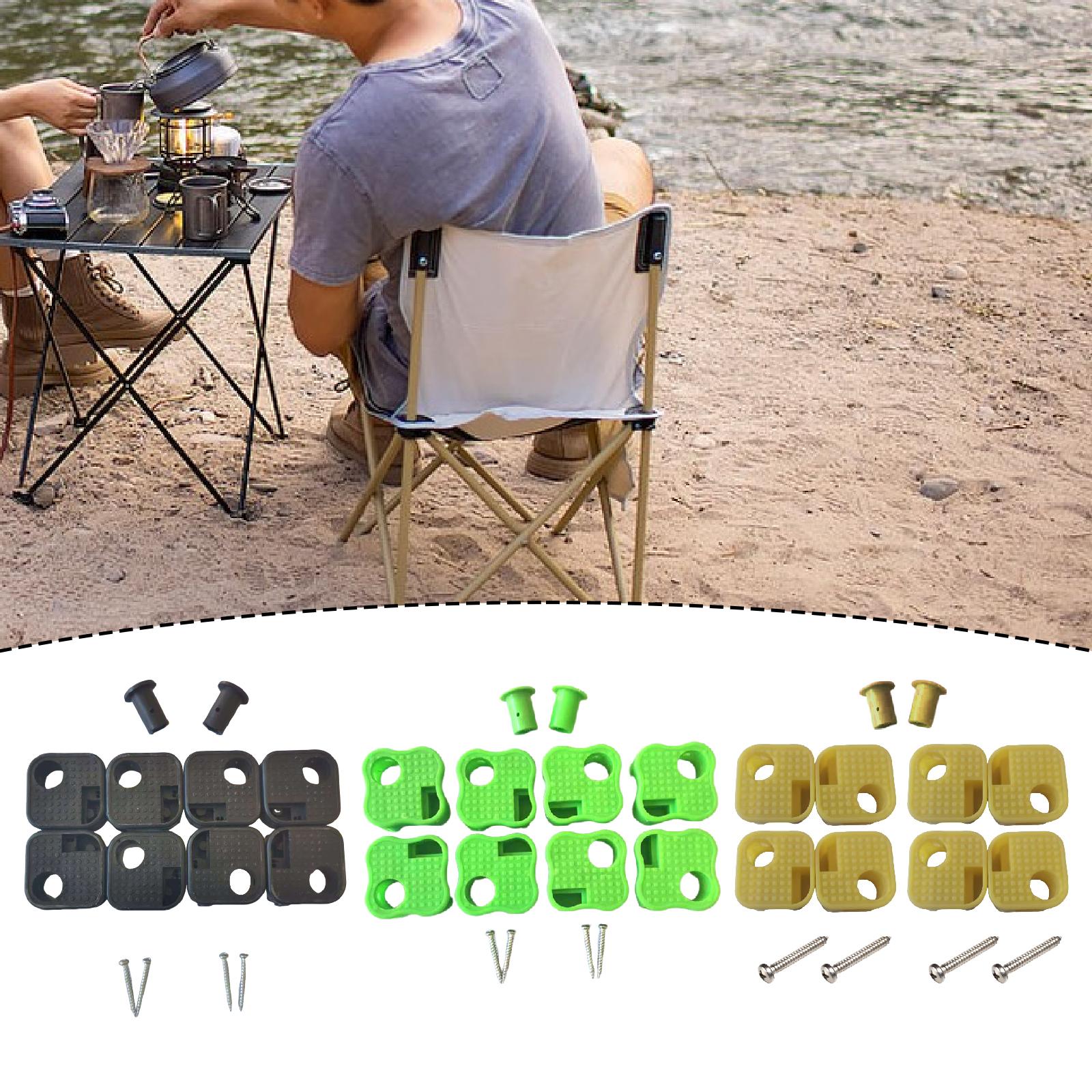 8 Pieces Camping Chair Replace - Outdoor Camping Table And Chairs recension och pris