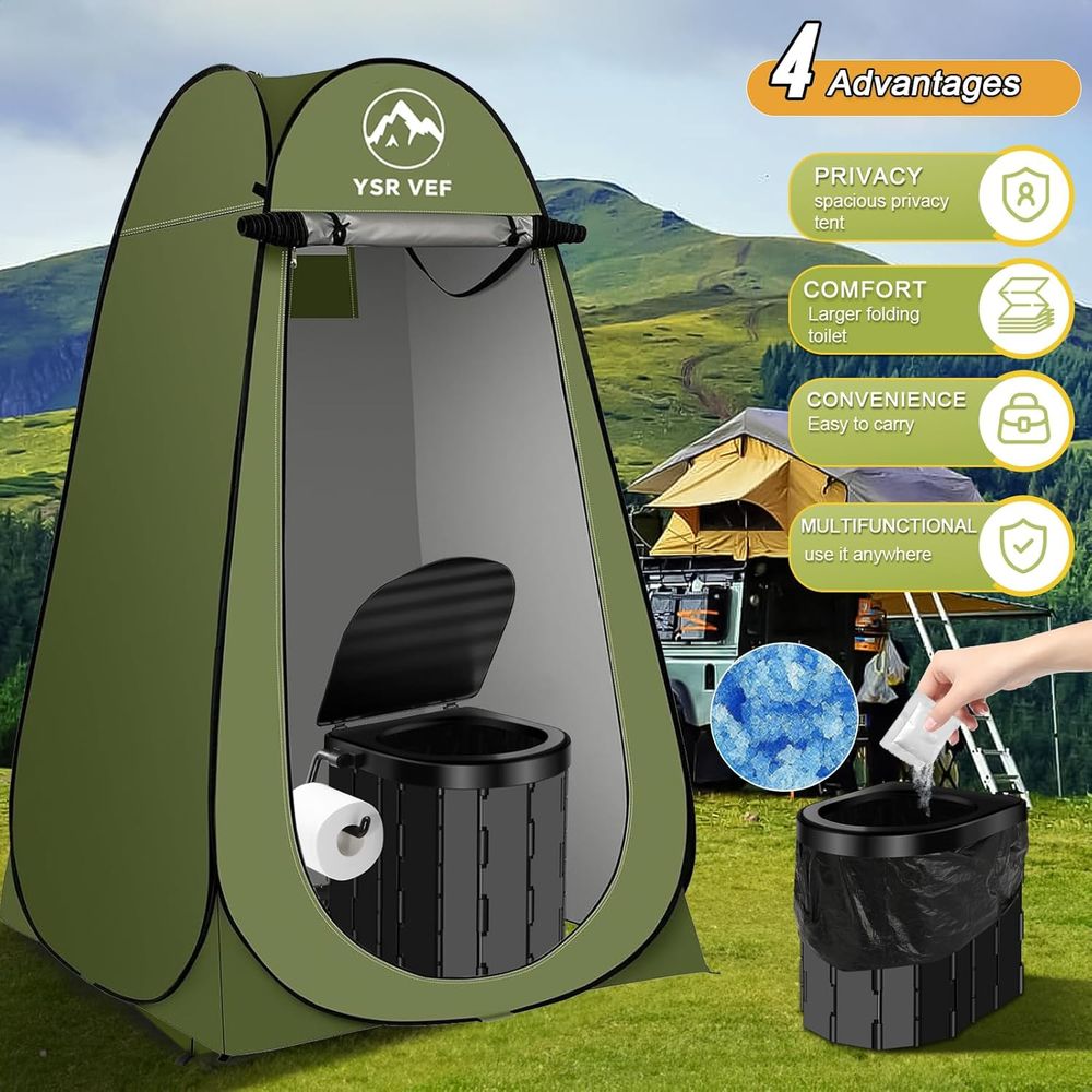 Portable Toilet Kit, Camping T - Outdoor Camping recension och pris
