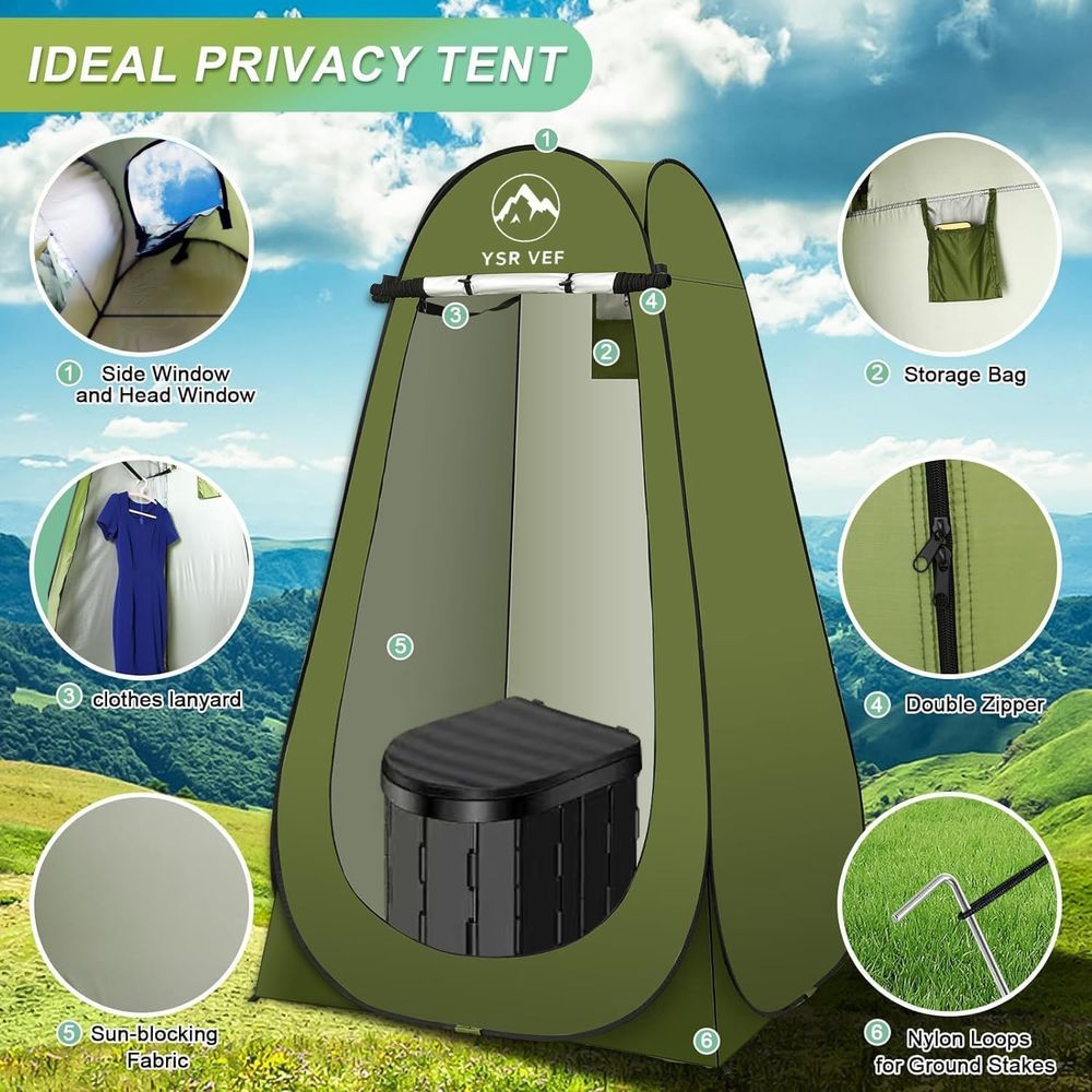 Portable Toilet Kit, Camping T - Outdoor Camping recension och pris