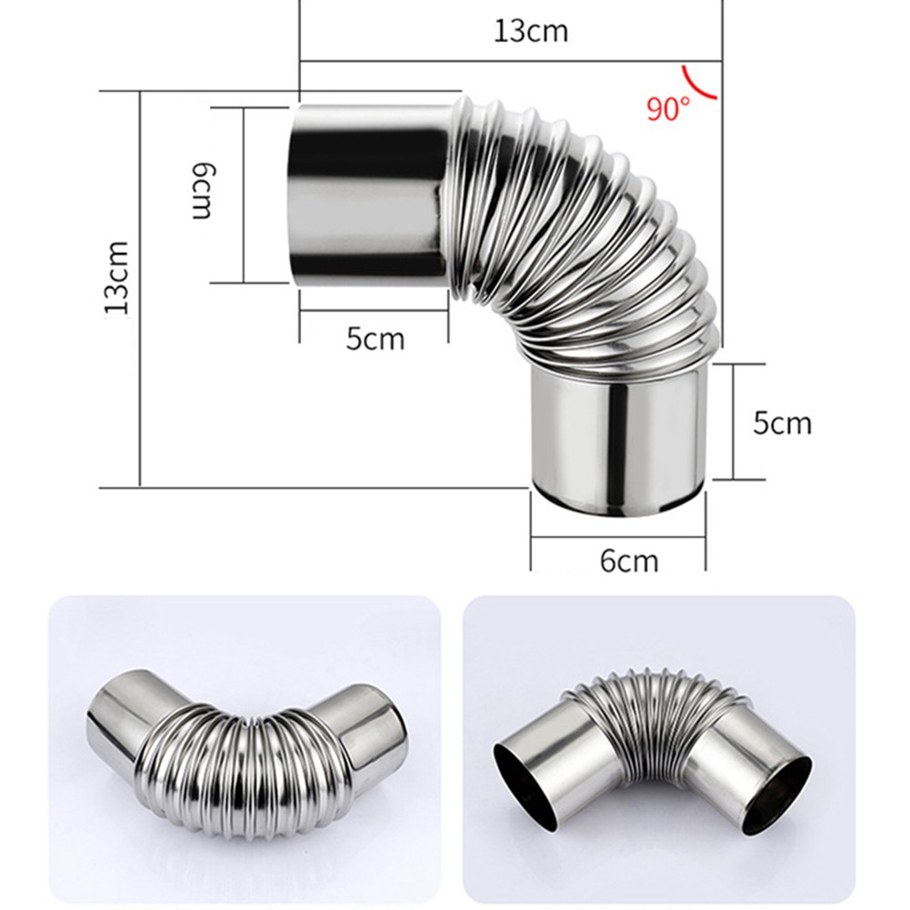 60/70/80mm  Stainless  Steel 9 - Outdoor Camping Fireplace recension och pris