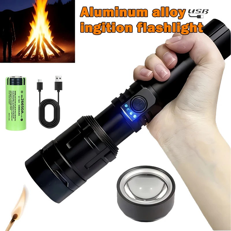 Ultra Powerful Flashlight Conc - Outdoor Camping Lampe recension och pris