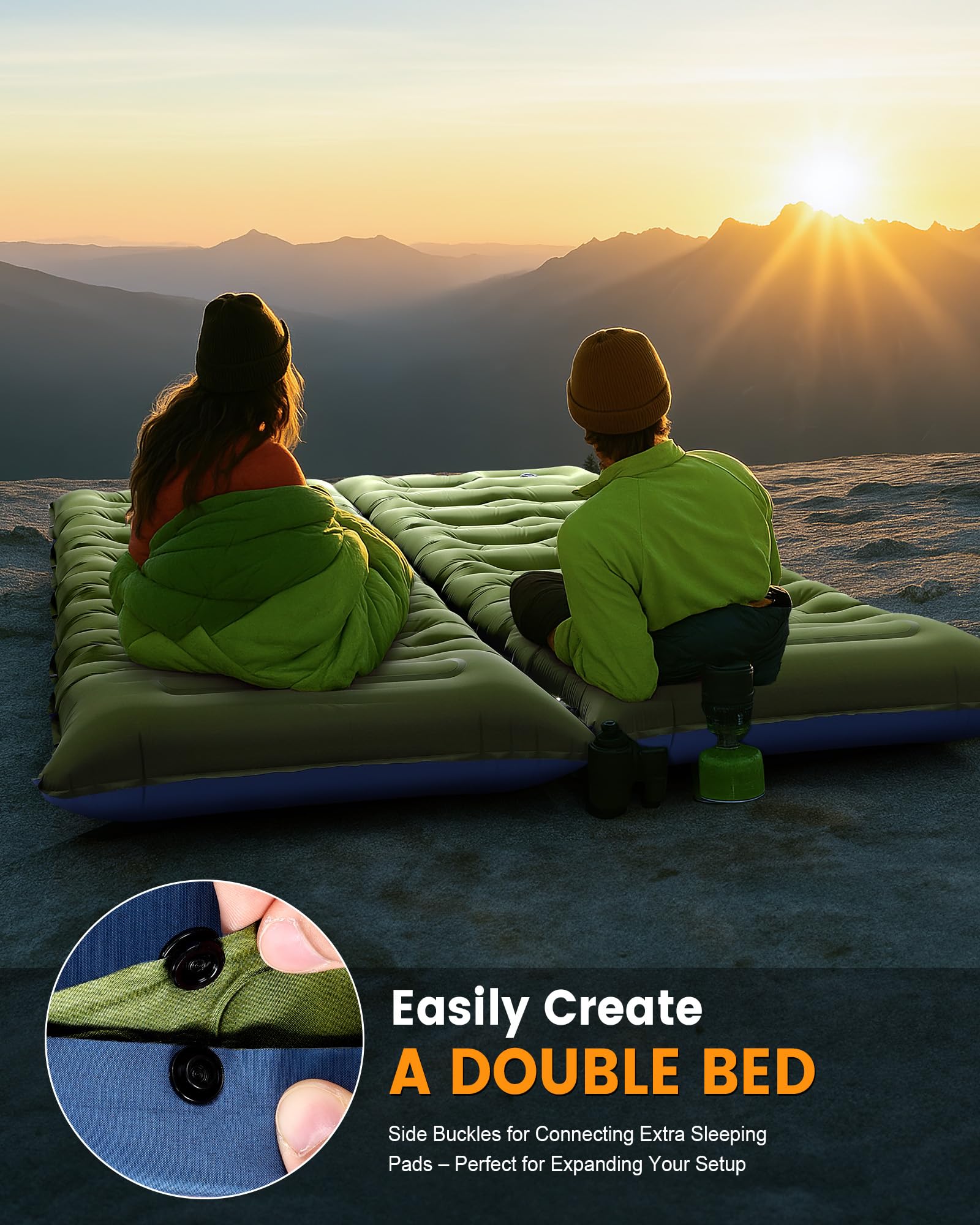 Thick Inflatable Camping Sleep - Inflatable Mattress recension och pris