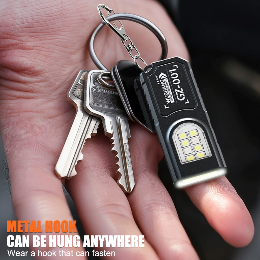 Multifunctional Keychain Flash - Outdoor Camping Lampe recension och pris