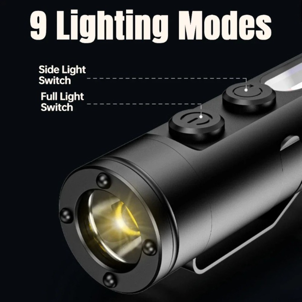 Mini Outdoor Flashlight Type C - Outdoor Camping Lampe recension och pris