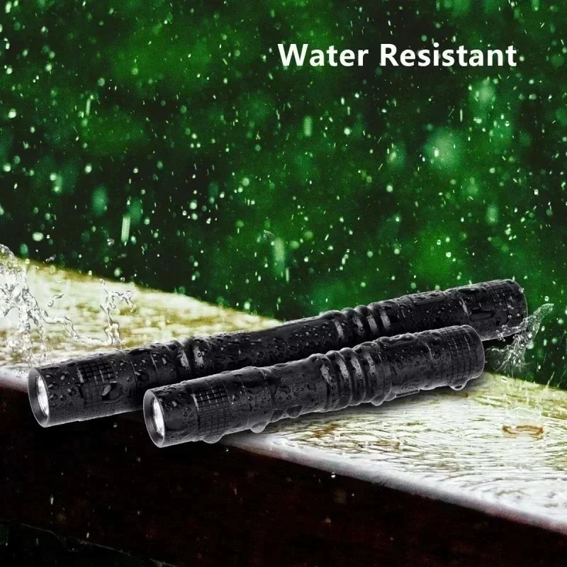 Portable Mini LED Pen Flashlig - Battery Outdoor Camping recension och pris