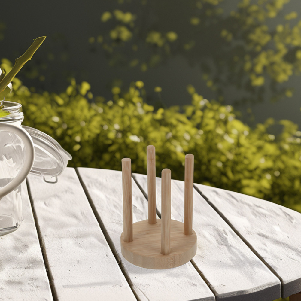Compact Wooden Cup Holder for  - Outdoor Camping Store recension och pris