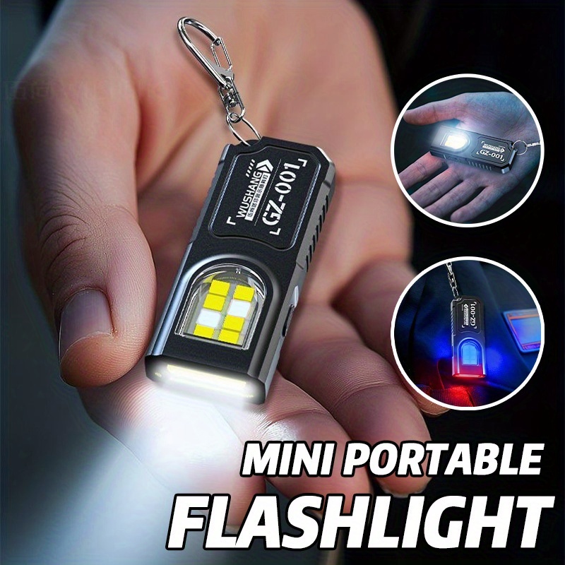 Powerful Mini COB LED Keychain - Outdoor Camping Lampe recension och pris