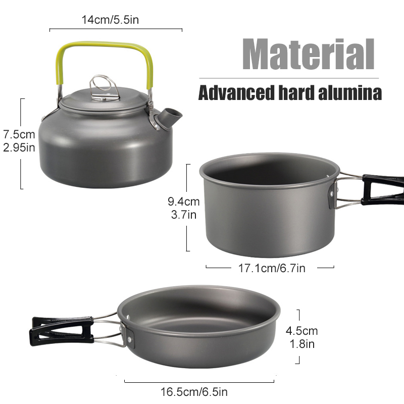 WESTTUNE Camping Cookware Kit  - Outdoor Camping Kitchen Table recension och pris