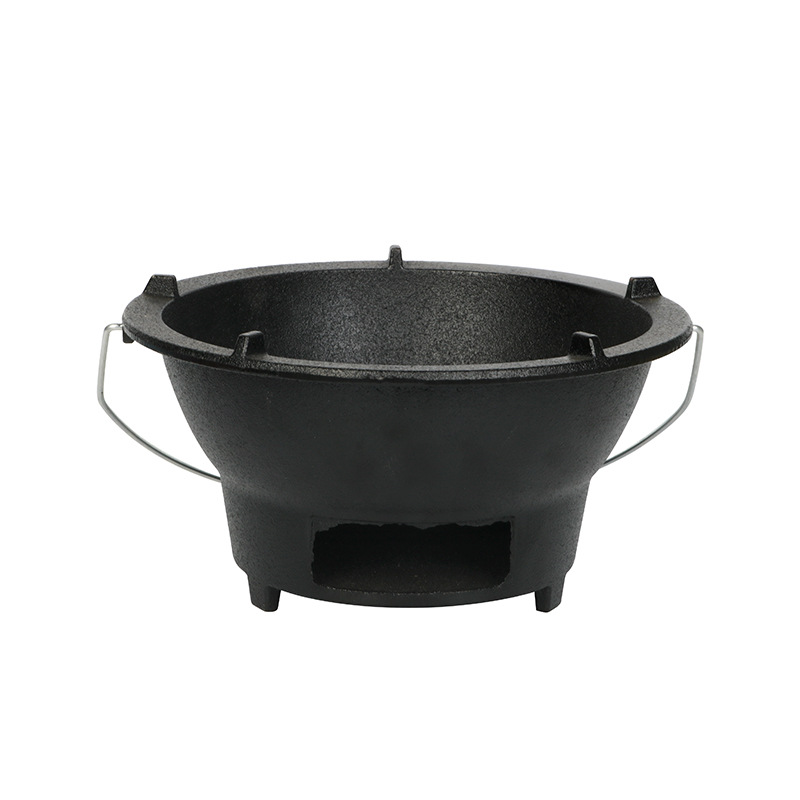 Portable Cast Iron Hibachi Gri - Japanese Outdoor Camping recension och pris