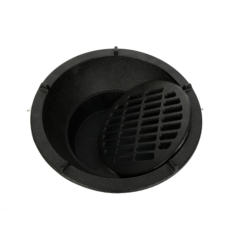 Portable Cast Iron Hibachi Gri - Japanese Outdoor Camping recension och pris