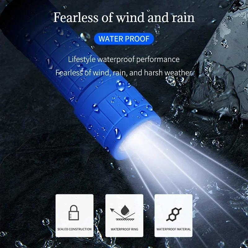 Mini Portable LED Flashlight C - Battery Outdoor Camping recension och pris