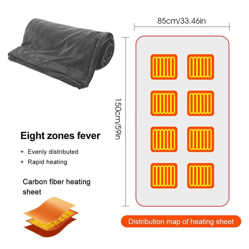 Heated Shawl Wraps Heating Ele - Outdoor Camping Heated Blanket recension och pris