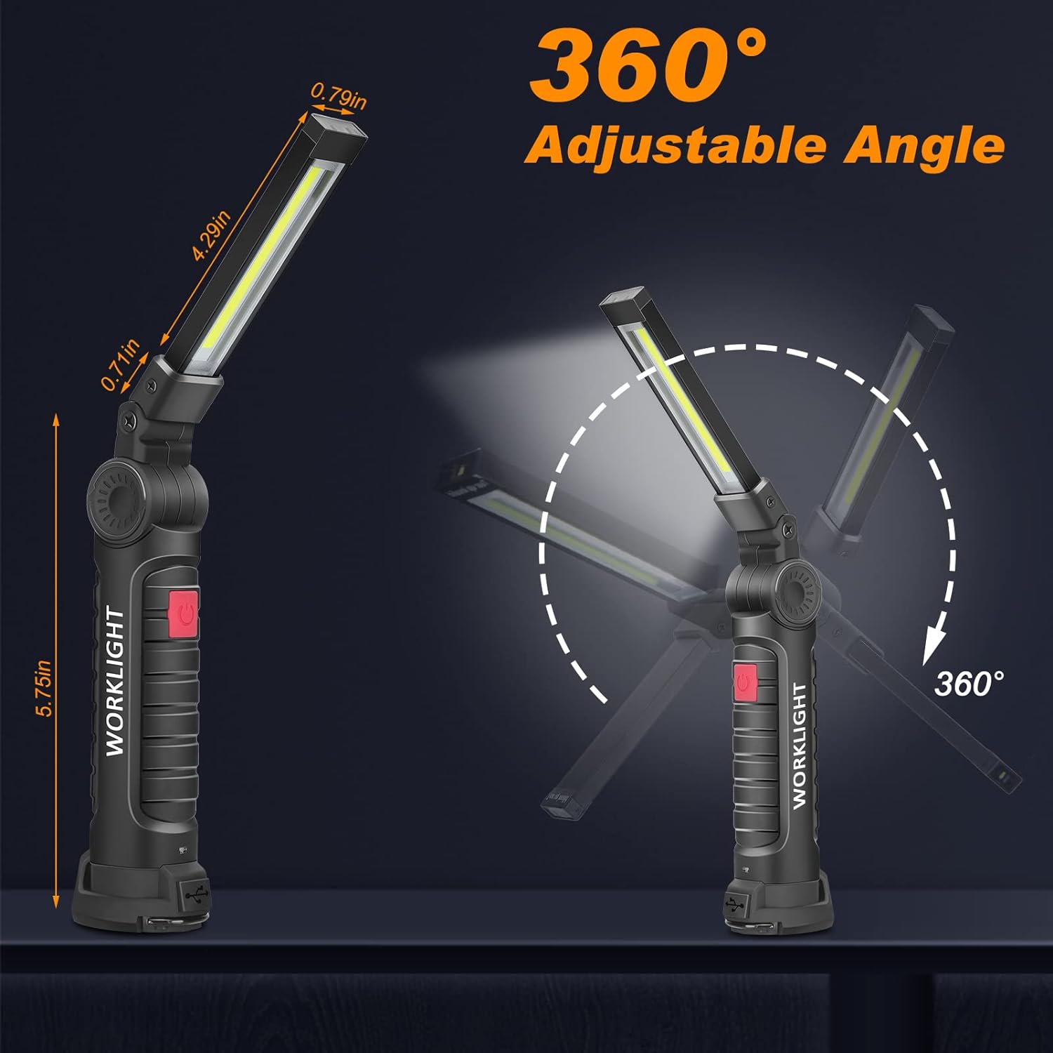 Portable Handheld Flashlight U - Outdoor Camping Lampe recension och pris