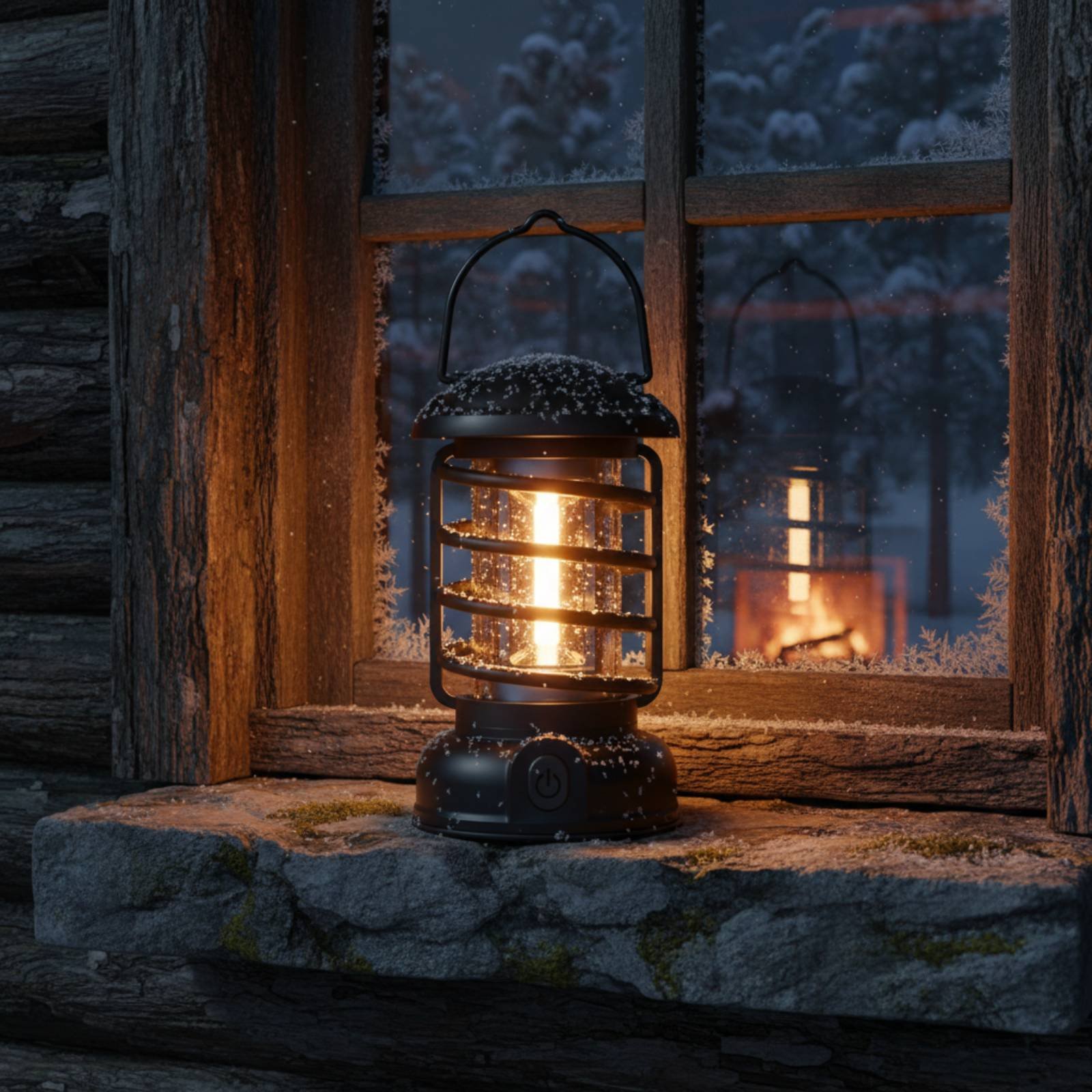 Retro Camping Lantern Two-Way  - Battery Outdoor Camping recension och pris