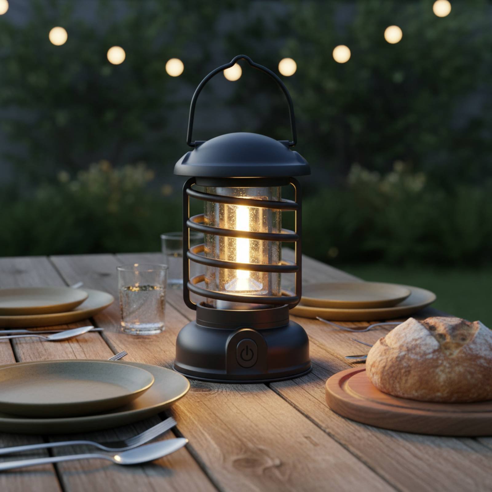 Retro Camping Lantern Two-Way  - Battery Outdoor Camping recension och pris
