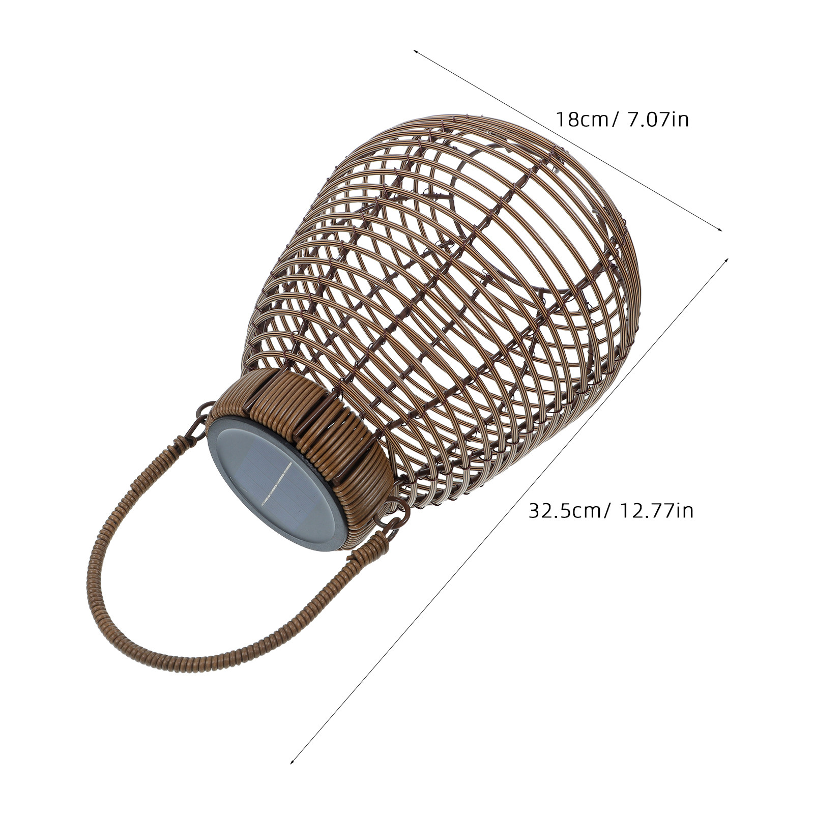 Lantern Solar Rattan Lamp Outd - Outdoor Camping Lampe recension och pris