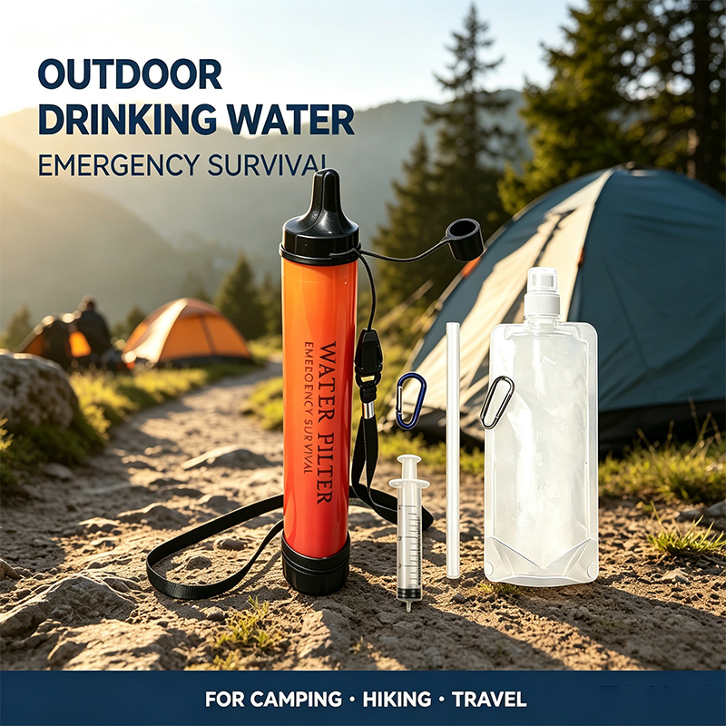 Outdoor Emergency Survival Wat - Outdoor Camping Water Filter recension och pris