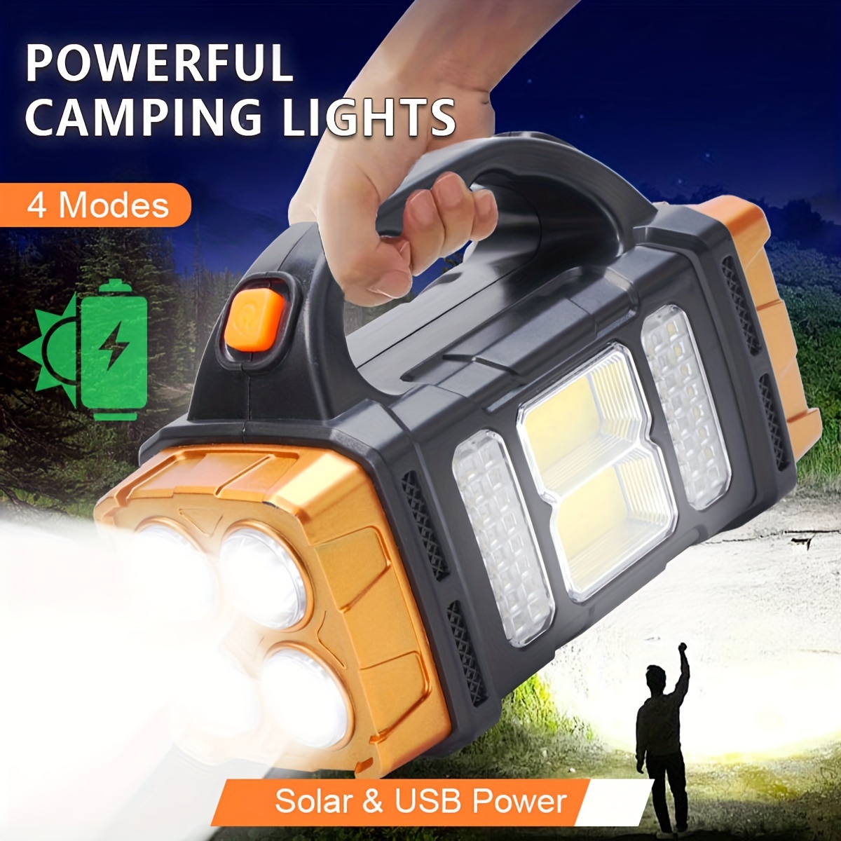 New Upgrade Rechargeable High  - Battery Outdoor Camping recension och pris