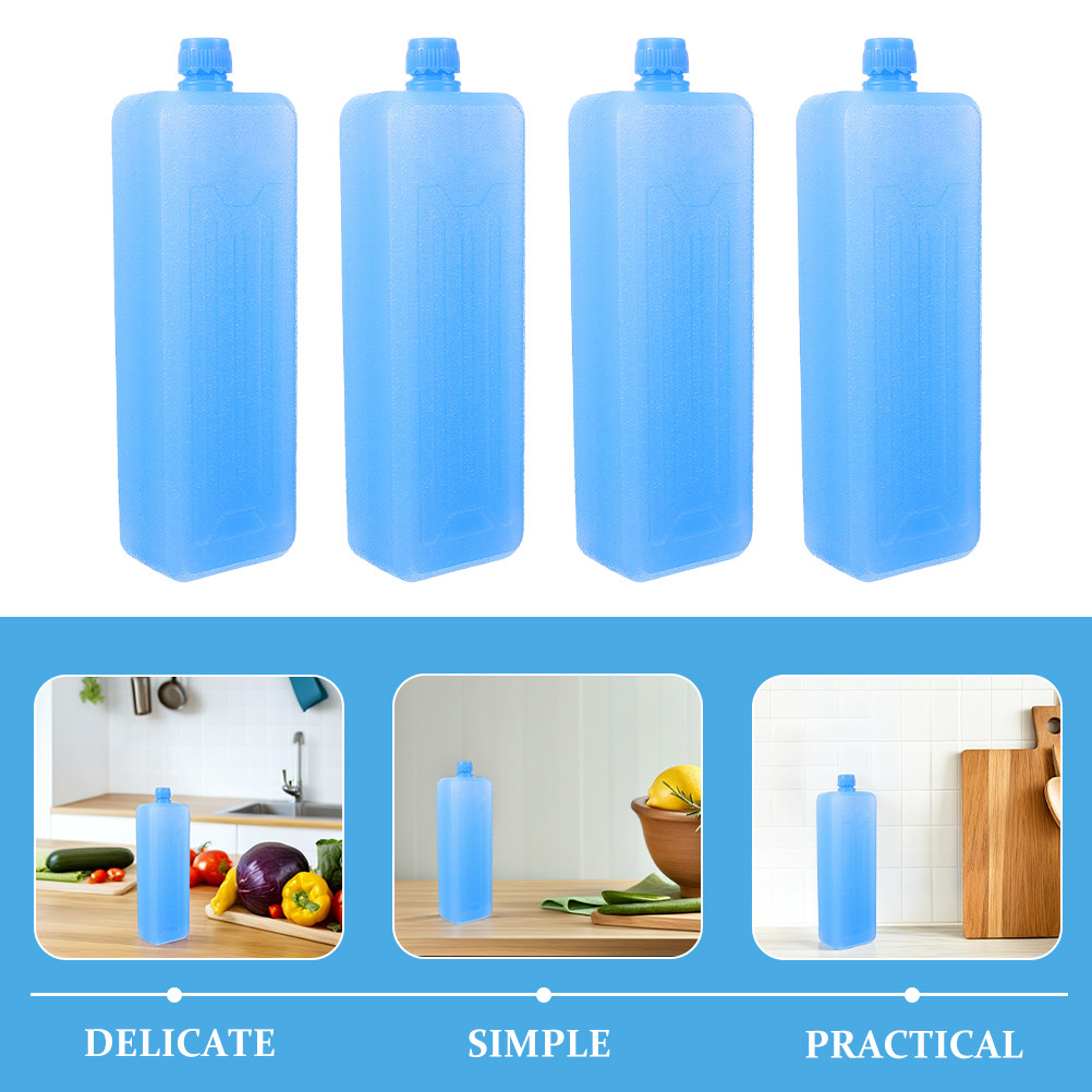 4Pcs Reusable Ice Storage Box  - Camping Quiet recension och pris