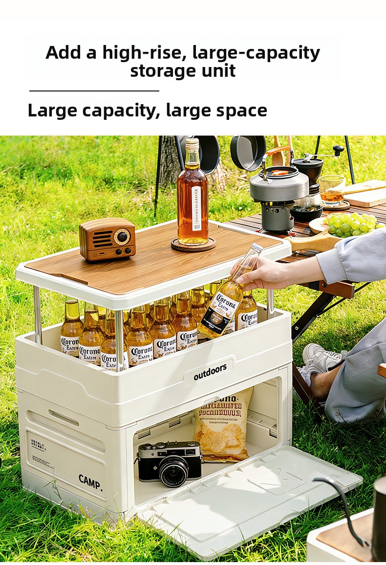 Camping Folding Storage Box Wo - Outdoor Camping Table And Chairs recension och pris