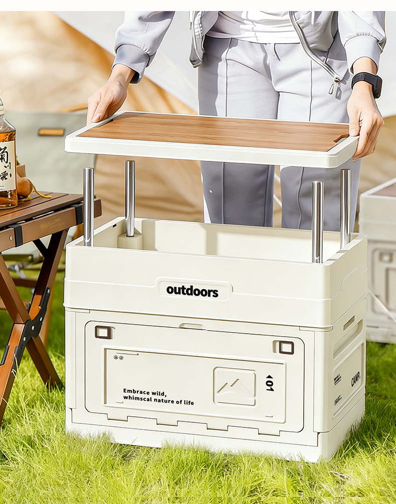 Camping Folding Storage Box Wo - Outdoor Camping Table And Chairs recension och pris