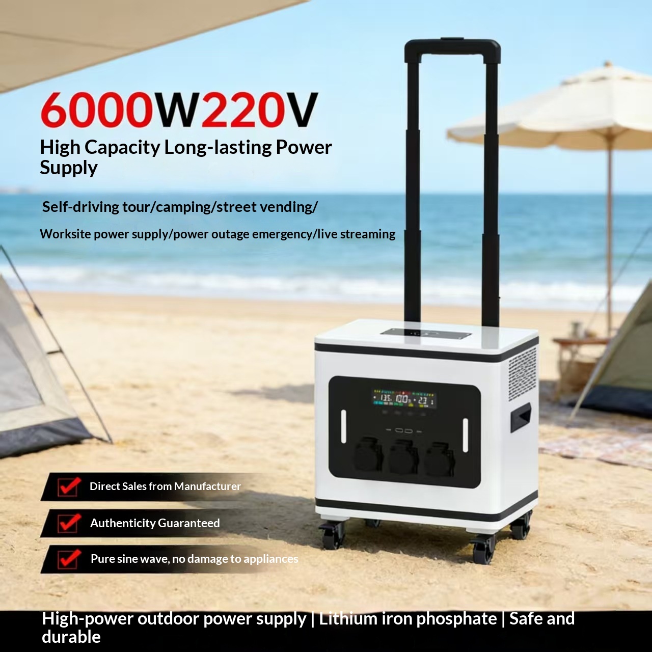 Lithium Ion Battery Outdoor Mo - Battery Outdoor Camping recension och pris
