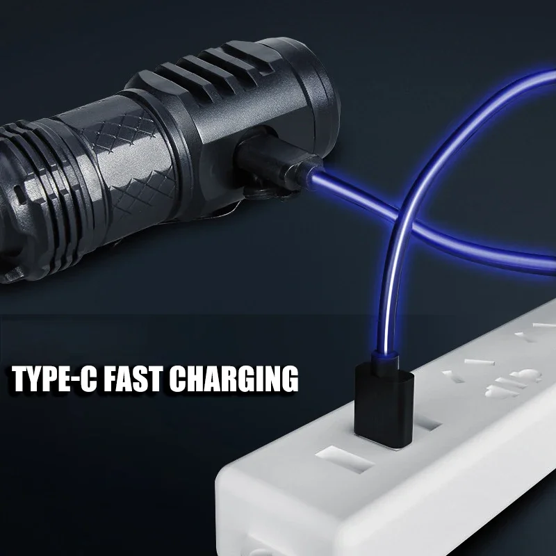 High Strong Power LED Flashlig - Battery Outdoor Camping recension och pris
