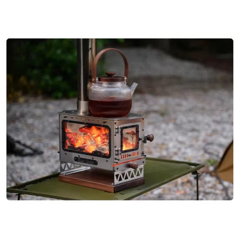 Mini Portable Stainless Steel  - Outdoor Camping Fireplace recension och pris