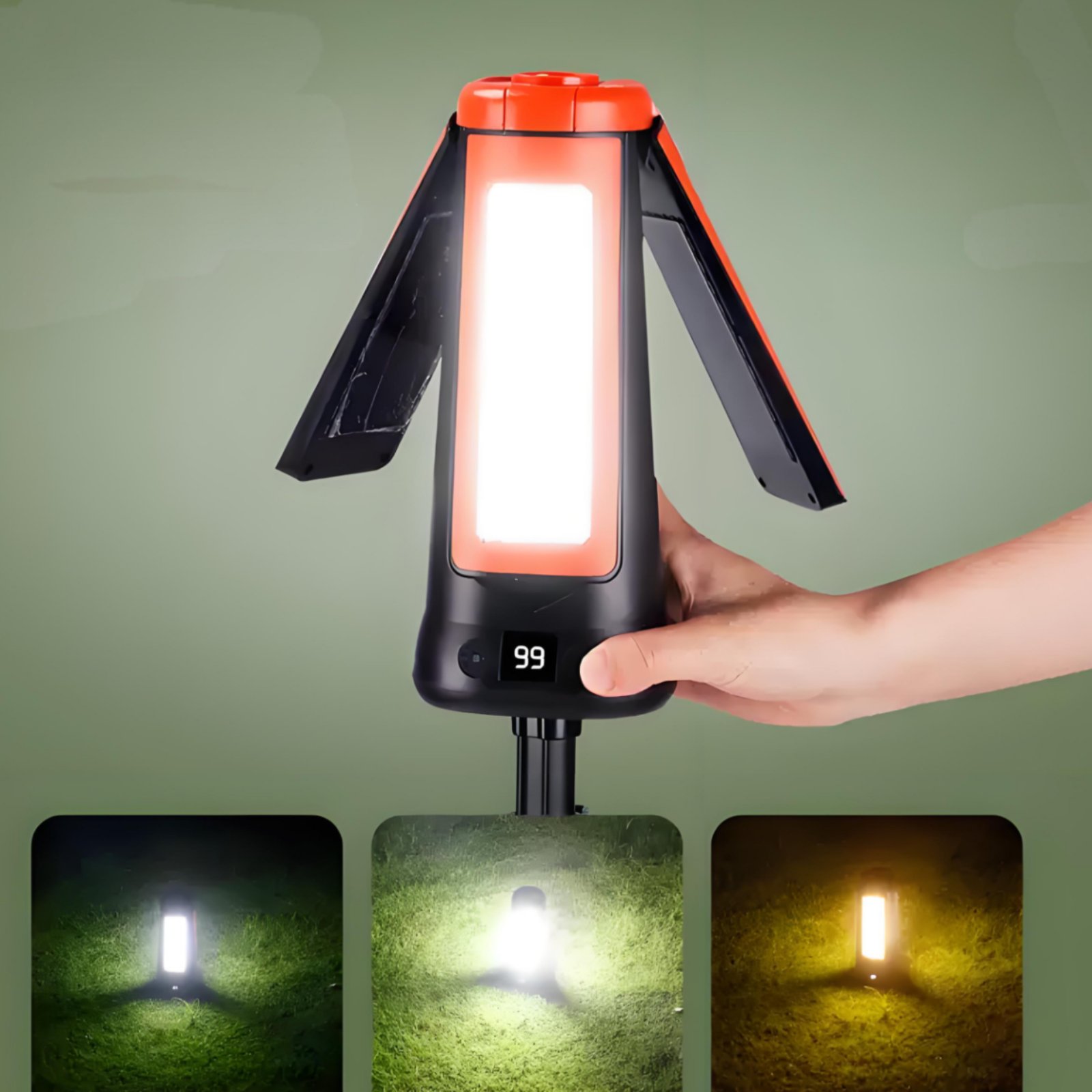 Telescopic Tent Lamp Adjustabl - Battery Outdoor Camping recension och pris
