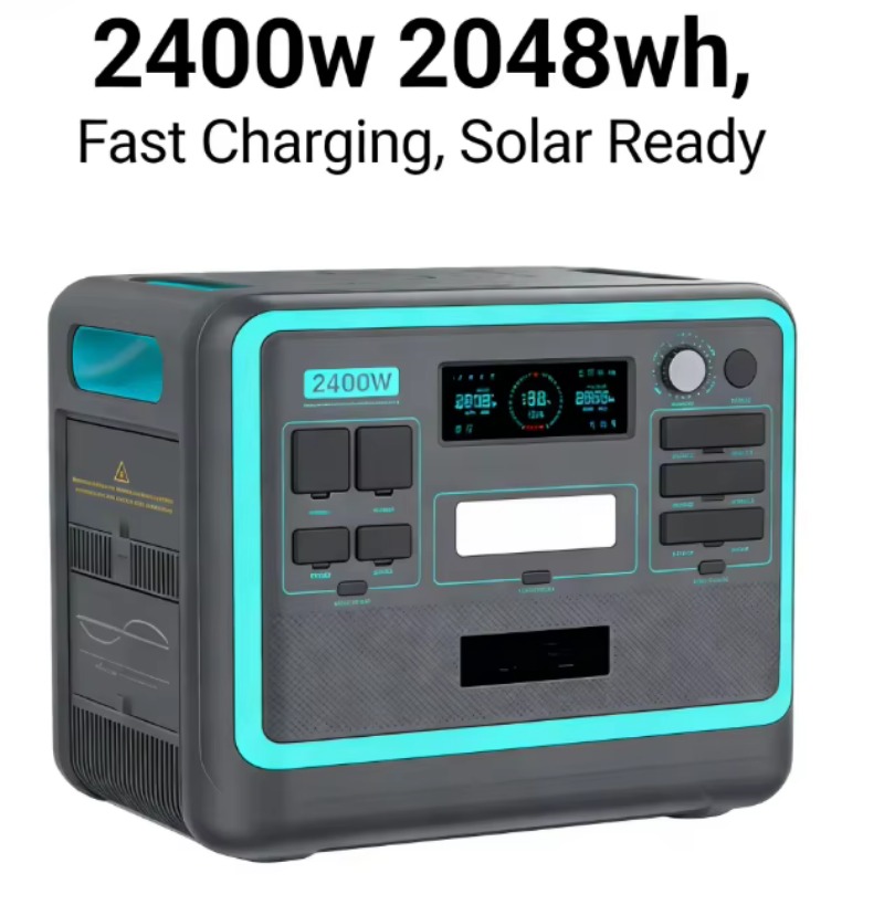 2400W 2048Wh Portable Station  - Battery Outdoor Camping recension och pris