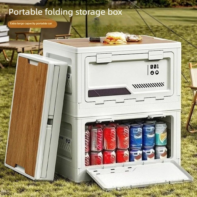 Car Trunk Wooden Lid Outdoor C - Outdoor Camping Storage Box recension och pris
