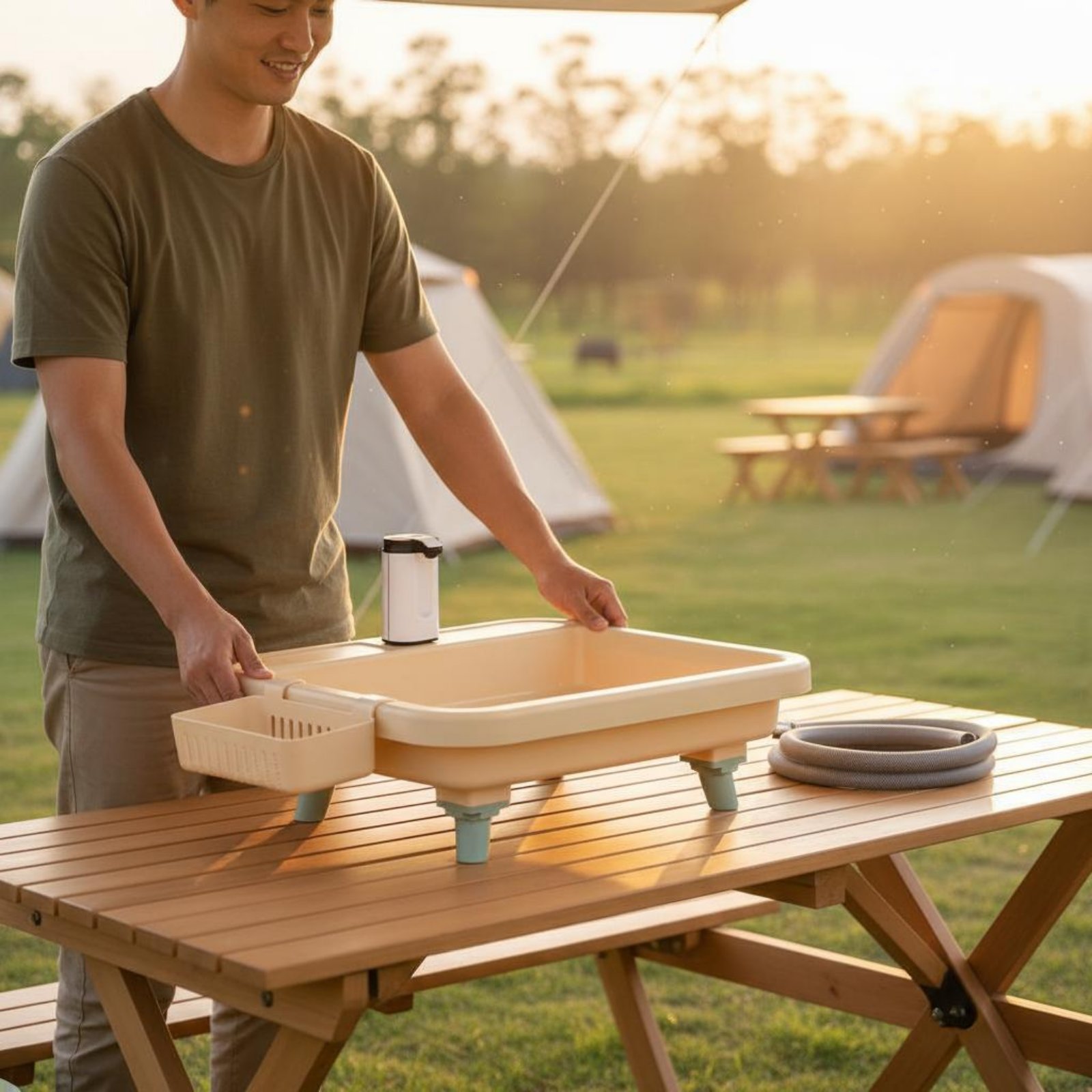 Portable Hand Washing Station  - Outdoor Camping recension och pris