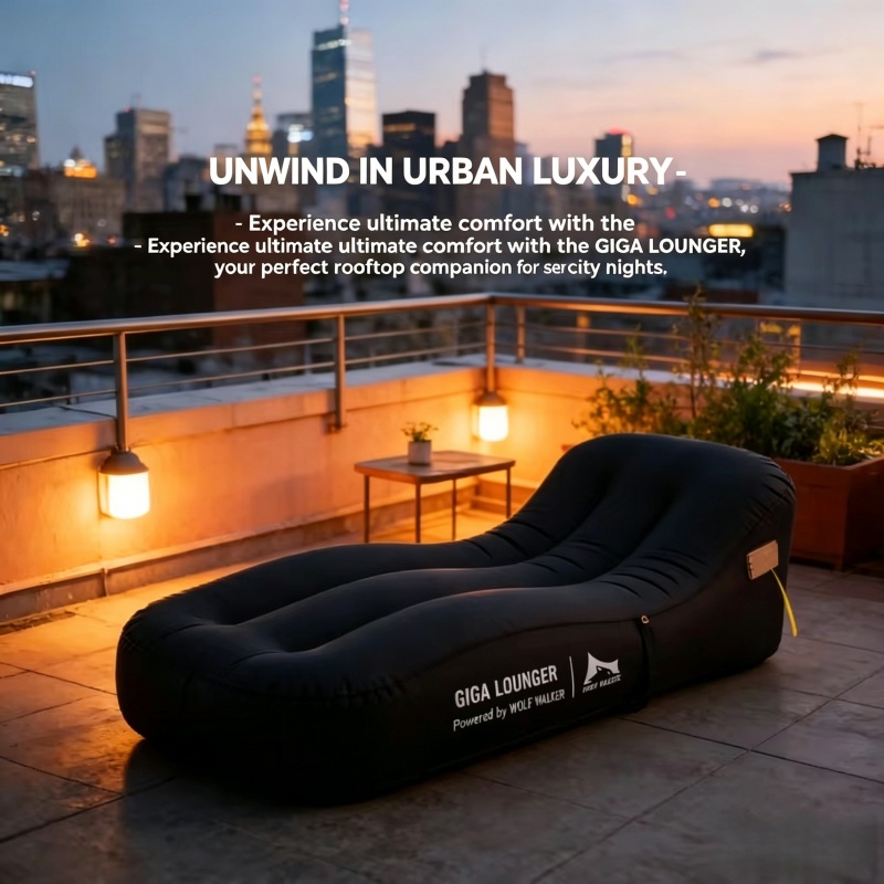 TPU Automatic Inflatable Chair - Bed Outdoor Camping recension och pris